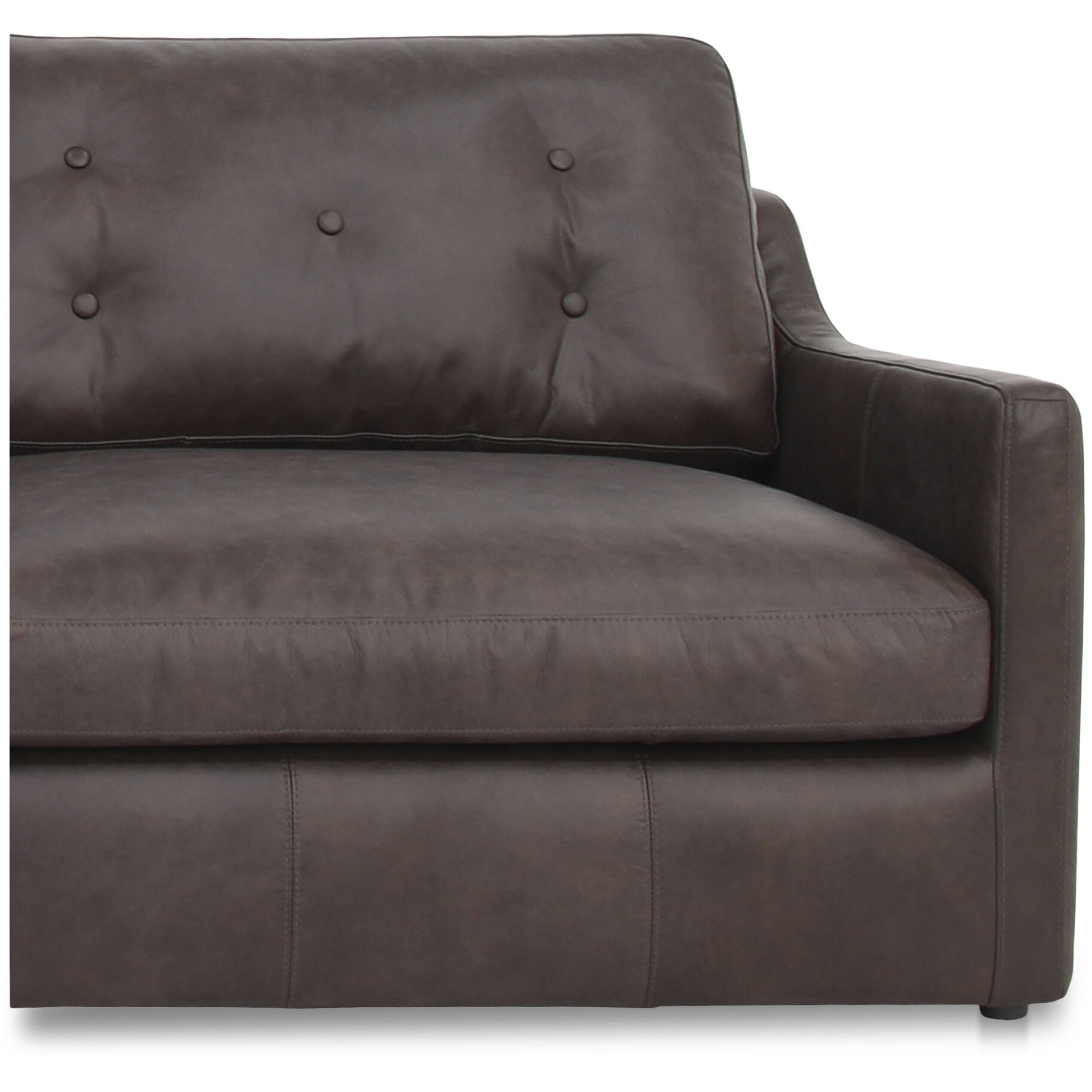 Thurlow Brown Modular Sectional with Arms, U Shaped